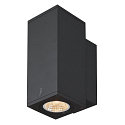 Premium-LED Outdoor Wall luminaire ENOLA SQUARE UP/DOWN CCT, IP65 IK02, S-size, 7W 3000 / 4000K 570 / 640lm 30�, CRi>90