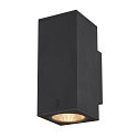 Premium-LED Outdoor Wall luminaire ENOLA SQUARE UP/DOWN CCT, IP65 IK02, M-size, 19W 3000 / 4000K 1480 / 1680lm 38�, CRi>90