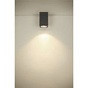 Plafonnier ext�rieur ENOLA SQUARE CCT IP 65, anthrazit, transparent 