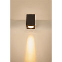 SLV Plafonnier ext�rieur ENOLA SQUARE CCT IP 65, anthrazit, transparent 
