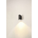 Luminaire mural d'ext�rieur ENOLA ROUND SINGLE CCT - S Bas, petit, CCT Switch IP65, anthrazit 
