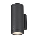 Luminaire mural d�ext�rieur ENOLA ROUND UP/DOWN CCT - M haut bas, CCT Switch, m�dium IP65, anthrazit 