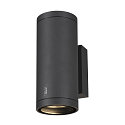 Luminaire mural d�ext�rieur ENOLA ROUND UP/DOWN CCT - M haut bas, CCT Switch, m�dium IP65, anthrazit 