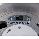 Premium-LED Outdoor Ceiling luminaire ENOLA ROUND CCT, IP65 IK02, S-size, 9W 3000 / 4000K 510 / 580lm 38, CRi>90, anthracite