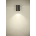 Premium-LED Outdoor Ceiling luminaire ENOLA ROUND CCT, IP65 IK02, S-size, 9W 3000 / 4000K 510 / 580lm 38, CRi>90, anthracite