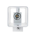 SLV Luminaire mural QUADRASS SPOT avec spot LED E27, laiteux, blanche
