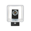 SLV Luminaire mural QUADRASS INDOOR E27, laiteux, noir 