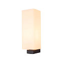SLV Luminaire mural QUADRASS INDOOR E27, laiteux, noir 