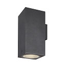 SLV Luminaire mural d'ext�rieur ENOLA SQUARE SINGLE CCT haut bas IP 65, anthrazit, transparent 
