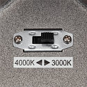 SLV Plafonnier ext�rieur ENOLA SQUARE CCT IP 65, anthrazit, transparent 