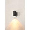 SLV Luminaire mural d'ext�rieur ENOLA ROUND SINGLE CCT - L Bas, grand, CCT Switch IP65, anthrazit 