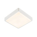 Plafonnier ext�rieur AINOS SQUARE SENSOR avec capteur, carr�, CCT Switch IP65, blanche 