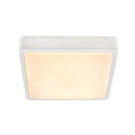 Plafonnier ext�rieur AINOS SQUARE SENSOR avec capteur, carr�, CCT Switch IP65, blanche 