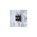 SLV Plafonnier ext�rieur AINOS SQUARE SENSOR avec capteur, carr�, CCT Switch IP 65, anthrazit 