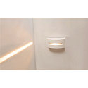 SLV LED Outdoor luminaire OUT-BEAM FRAME CW Wall / Ceiling luminaire, 3000K, 60lm, IP55, white