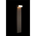 SLV LED Outdoor luminaire L-LINE OUT FL Pole LED Floor lamp, horizontal, CCT switch, 3000/4000K, 490/530lm, IP65, anthracite, 80cm