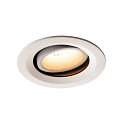 Plafonnier encastr� NUMINOS DL M pivotant, rotatif IP20, blanche