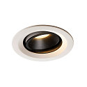 Plafonnier encastr� NUMINOS DL M pivotant, rotatif IP20, noir , blanche