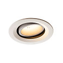Plafonnier encastr� NUMINOS DL M pivotant, rotatif IP20, blanche