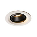 LED Ceiling recessed luminaire NUMINOS DL M, 3000K, IP20, rotatable / pivotable, 55�, 1500lm, UGR 21, white/black