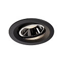 LED Ceiling recessed luminaire NUMINOS DL M, 4000K, IP20, rotatable / pivotable, 20�, 1660lm, UGR 17, black/chrome