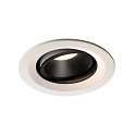 LED Ceiling recessed luminaire NUMINOS DL M, 4000K, IP20, rotatable / pivotable, 20�, 1600lm, UGR 19, white/black