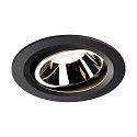 LED Ceiling recessed luminaire NUMINOS DL L, 4000K, IP20, rotatable / pivotable, 55�, 2350lm, UGR 19, black/chrome