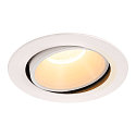 LED Ceiling recessed luminaire NUMINOS DL XL, 3000K, IP20, rotatable / pivotable, 20�, 3550lm, UGR 18, white/white