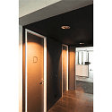 SLV Plafonnier encastr� NUMINOS DL XL pivotant, rotatif IP20, noir , blanche