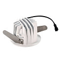 SLV LED Ceiling recessed luminaire NUMINOS DL S, 2700K, IP20, 20�, 670lm, UGR 18, white/black