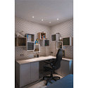 SLV Plafonnier encastr� NUMINOS DL S IP20, blanche