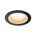 Plafonnier encastr� NUMINOS DL M IP20, noir , blanche
