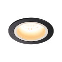 Plafonnier encastr� NUMINOS DL M IP20, noir , blanche