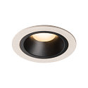 Plafonnier encastr� NUMINOS DL M IP20, noir , blanche