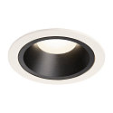 Plafonnier encastr� NUMINOS DL L IP20, noir , blanche