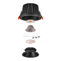SLV Plafonnier encastr� NUMINOS DL XL IP20, noir 
