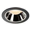 Plafonnier encastr� NUMINOS DL XL IP20, chrome, noir 