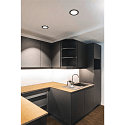 SLV Plafonnier encastr� NUMINOS DL XL IP20, noir , blanche
