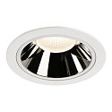 LED Ceiling recessed luminaire NUMINOS DL XL, 4000K, IP20, 40�, 3750lm, UGR 18, white/chrome