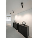 SLV LED Ceiling luminaire NUMINOS SPOT PHASE M, 3000K, 60°, 1870lm, black/black