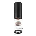 SLV LED Ceiling luminaire NUMINOS CL PHASE L, 3000K, 36°, 2340lm, black/black