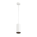 Luminaire à suspension NUMINOS PD DALI L contrôlable par DALI IP20, noir, blanche