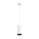 Luminaire à suspension NUMINOS PD DALI L contrôlable par DALI IP20, noir, blanche