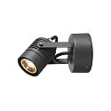 SLV Luminaire mural d'extérieur LED SPOT SP IP55, anthrazit, transparent
