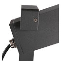 SLV Lampe � piquet de terre THEO BRACKET SP QPAR51 angulaire, avec prise de courant, r�glable GU10 IP65, anthrazit