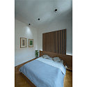 SLV Luminaire de plafond OCULUS CL DTW cylindrique, Dim-To-Warm IP20, noir, transparent gradable