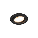 SLV Plafonnier encastr� OCULUS DL MOVE Dim-To-Warm IP20, noir , transparent