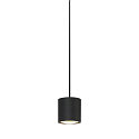 Luminaire � suspension OCCULUS PD SINGLE DTW Dim-To-Warm IP20, noir, transparent gradable