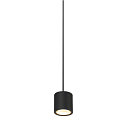 SLV Luminaire � suspension OCCULUS PD SINGLE DTW Dim-To-Warm IP20, noir, transparent gradable