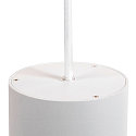 SLV Luminaire � suspension OCCULUS PD SINGLE DTW Dim-To-Warm IP20, transparent, blanche gradable